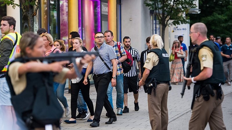 nine killed in Munich shopping mall