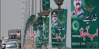 Police arrests 2 for putting up banners in Islamabad