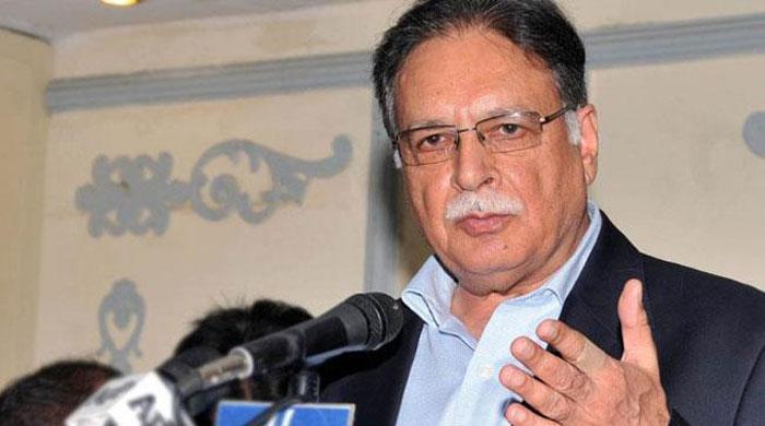 Information Minister Pervaiz Rasheed over a controversial news story