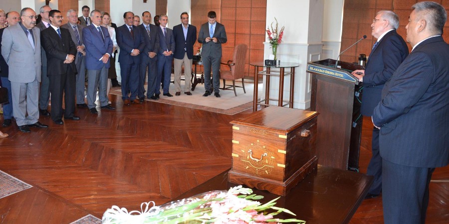 Diplomatic corps bids farewell to Ambassador Emilian ION