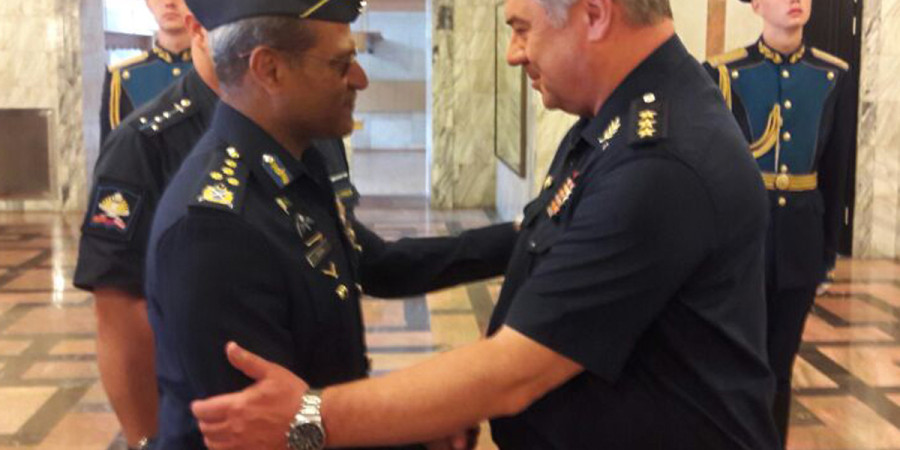 PAF chief meets commander-in-chief Russian Air Force