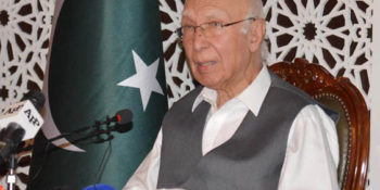 Aziz says unaware any Afghan Taliban delegation came to Pakistan
