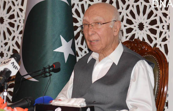 Aziz says unaware any Afghan Taliban delegation came to Pakistan