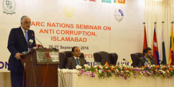 Combined efforts at SAARC platform imperative to curb corruption