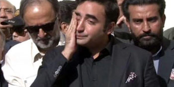 Bilawal in tears after visiting injured cadets in Quetta