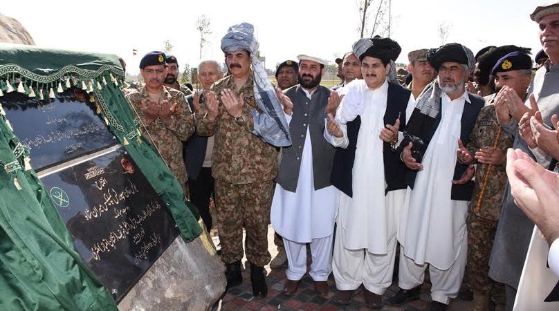 COAS, General Raheel Sharif visited North and South Waziristan today