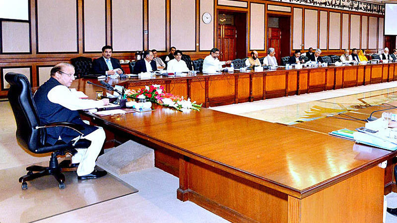 PM Nawaz chairs Federal Cabinet meeting in Islamabad