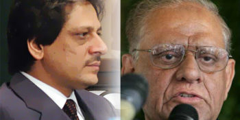Justice Siddiqui being sworn 31st governor Sindh today