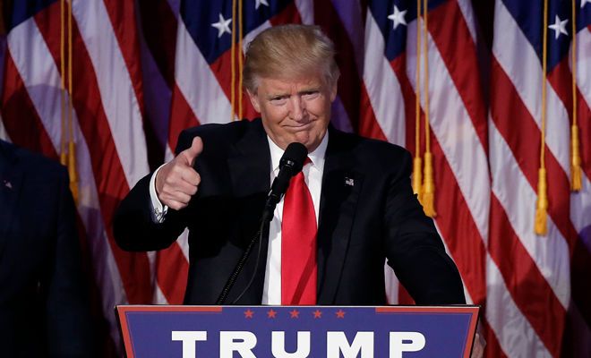 Donald Trump elected US President : UET