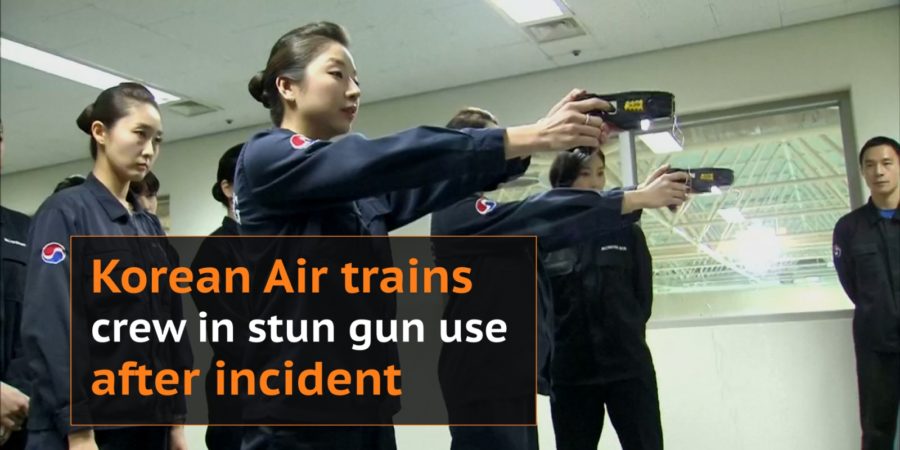 Stun guns and male crew: Korean Air to get tough on unruly passengers