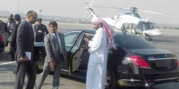 Qatar royal family members reach Pakistan