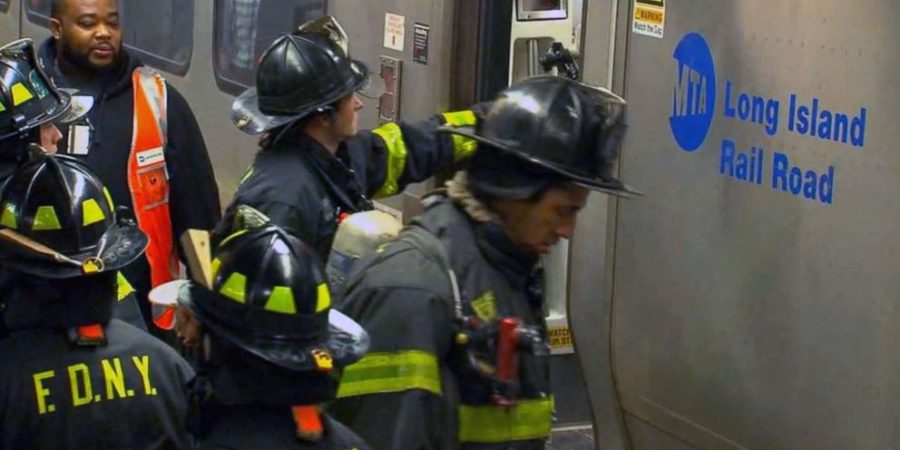 New York City commuter train derails in Brooklyn; 37 injured