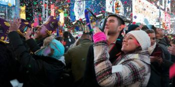 Over 1 million people ring in New Year in New York’s Times Square