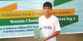 Pakistan’s top junior player aims to emulate Federer