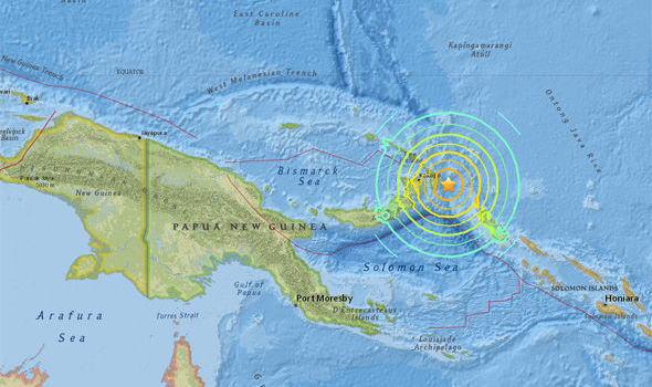 8.0 earthquake hits Papua New Guinea, tsunami warning issued