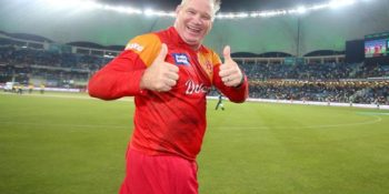 Islamabad United’s Dean Jones arrives in Lahore for PSL Final