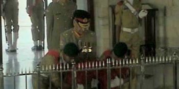 Change of guard performed at Mizar-e-Quaid on his 143rd birth anniversary