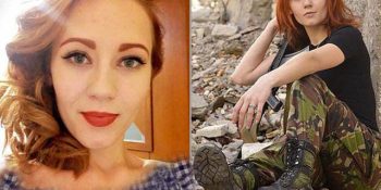 Ukrainian female sniper wins beauty contest
