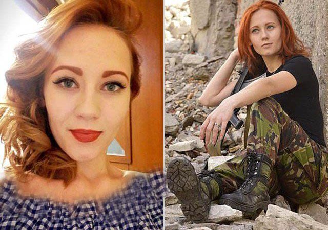 Ukrainian female sniper wins beauty contest