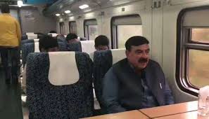 Railway Minister inaugurates 'Rahman Baba Express' train