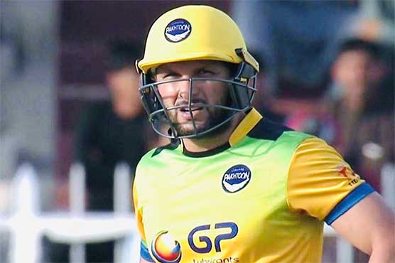 Shahid Afridi smashes 14-ball fifty in T10 League