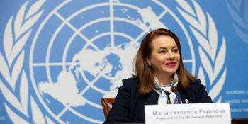 UNGA President Maria Fernanda Espionosa to visit Pakistan on Jan 18