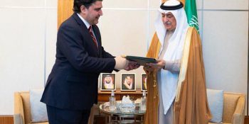 Pakistan envoy to Saudi Arabia meets Foreign Minister Dr. Ibrahim Alassaf