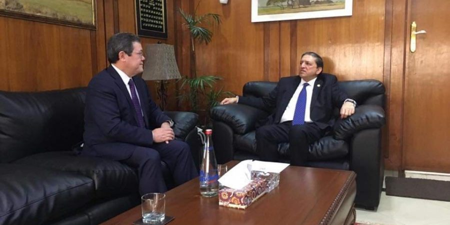 Ambassador of Kazakhstan meets Deputy Chairman Senate Saleem Mandviwalla