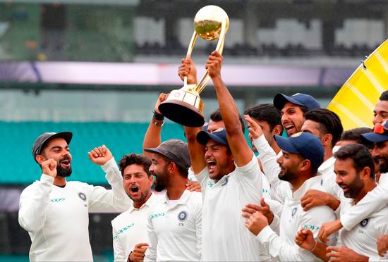 India win first-ever Test series in Australia