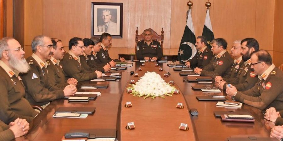 Corps Commanders' conference reiterates to support initiatives towards regional peace