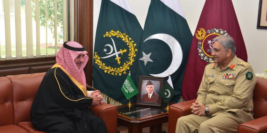 Governor of Tabuk, KSA meets COAS General Qamar Javed Bajwa