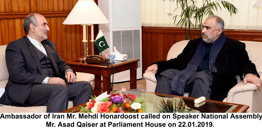 Pak-Iran share fraternal relations: Asad Qaiser