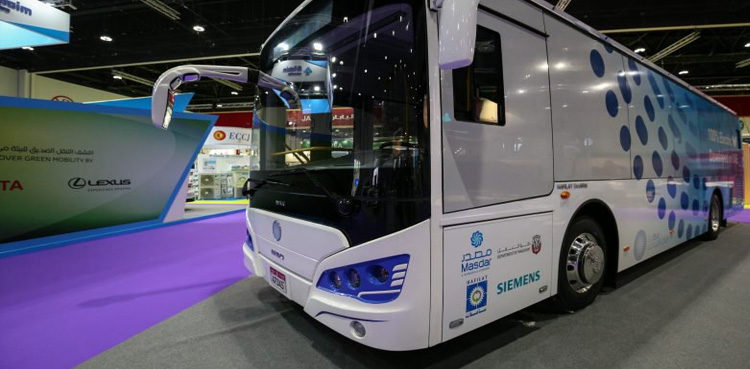 Abu Dhabi’s green energy firm launches region’s first all-electric bus