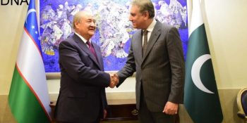 FM Qureshi meets Foreign Minister of Uzbekistan Abdulaziz Kamilov in Germany