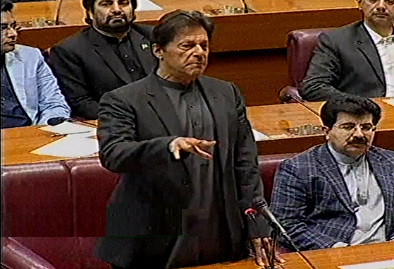 Prime Minister Imran Khan has urged the Indian leadership not to push for escalation as war is not solution to any problem. Making a policy statement at the joint sitting of the parliament in Islamabad today, he warned if India moved ahead with the aggression, Pakistan will be forced to retaliate.