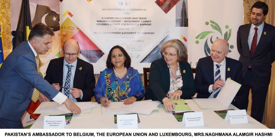 Pakistan, Belgium sign MoU to enhance cooperation