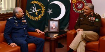 Air Chief Marshal meets Army Chief Gen. Qamar Javed Bajwa