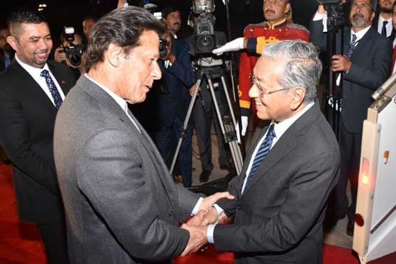 Malaysian PM Mahathir Mohamad arrives on 3-day visit to Pakistan