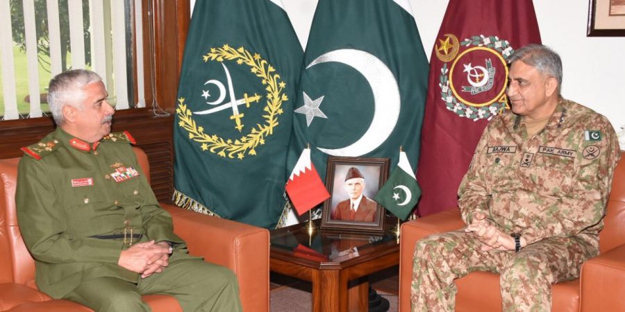 Commander of National Guard of Bahrain meets Army Chief Gen. Bajwa