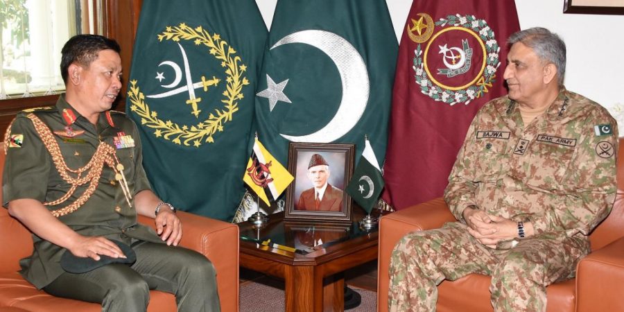 Commander of Royal Brunei Armed Forces meets Gen. Bajwa