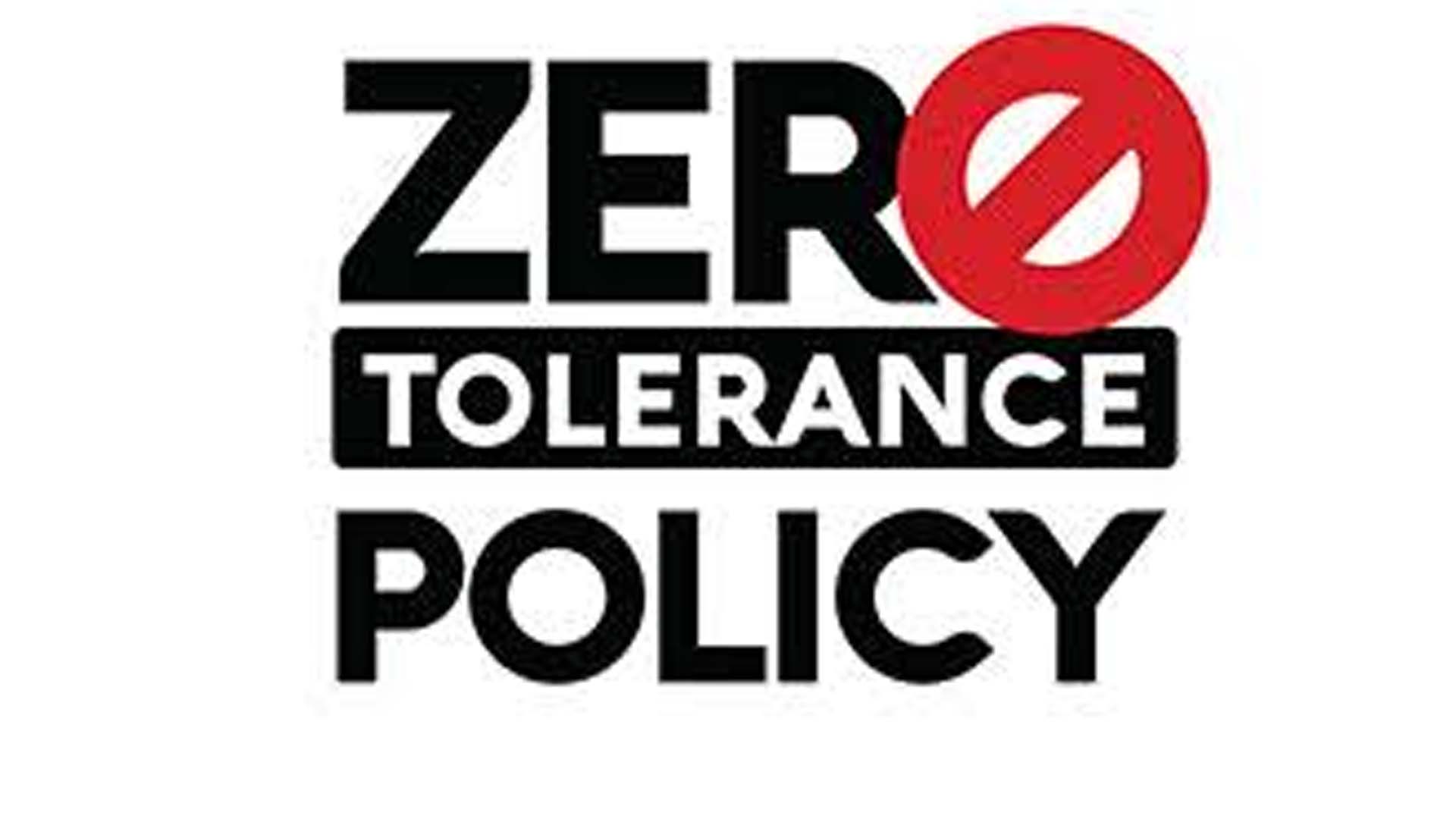 Zero tolerance policy DNA News Agency