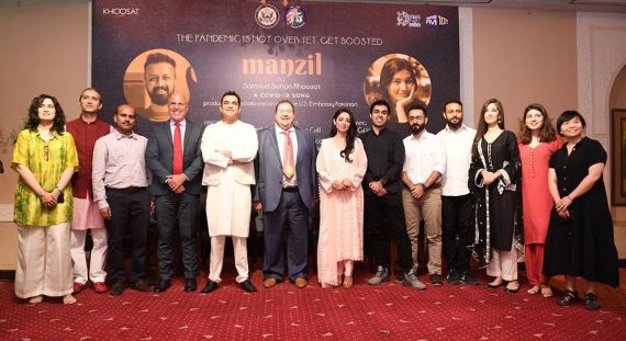 Pakistani stars partner with US on music video promoting covid-19 vaccinations