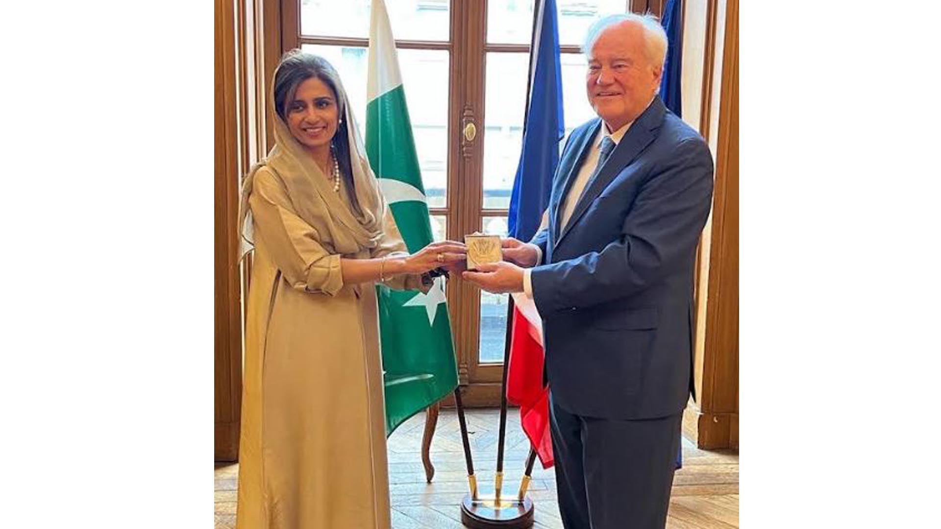 Samless Rabbani Hina meets key French figures in Paris - DNA News Agency