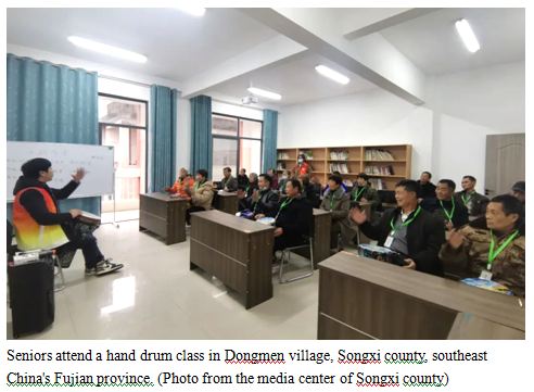 "Seniors' classrooms" bring better cultural life to elderly in SE China's Fujian province