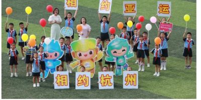 Painting new picture for Asian Games
