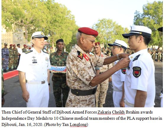 PLA support base in Djibouti pursues peace