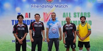 ISLAMABAD: Ambassador of Thailand to Pakistan Chakkrid Krachaiwong has said Royal Thai Embassy earnestly believes in sports