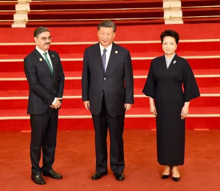 PM Kakar joins leaders at great hall for belt and road event