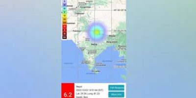 Strong tremors shake parts of India for 2nd day