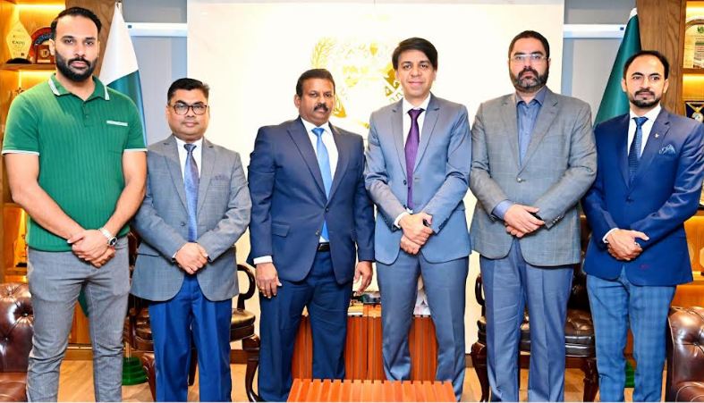 Acting HC Sri Lanka calls on RCCI President Saqib Rafiq